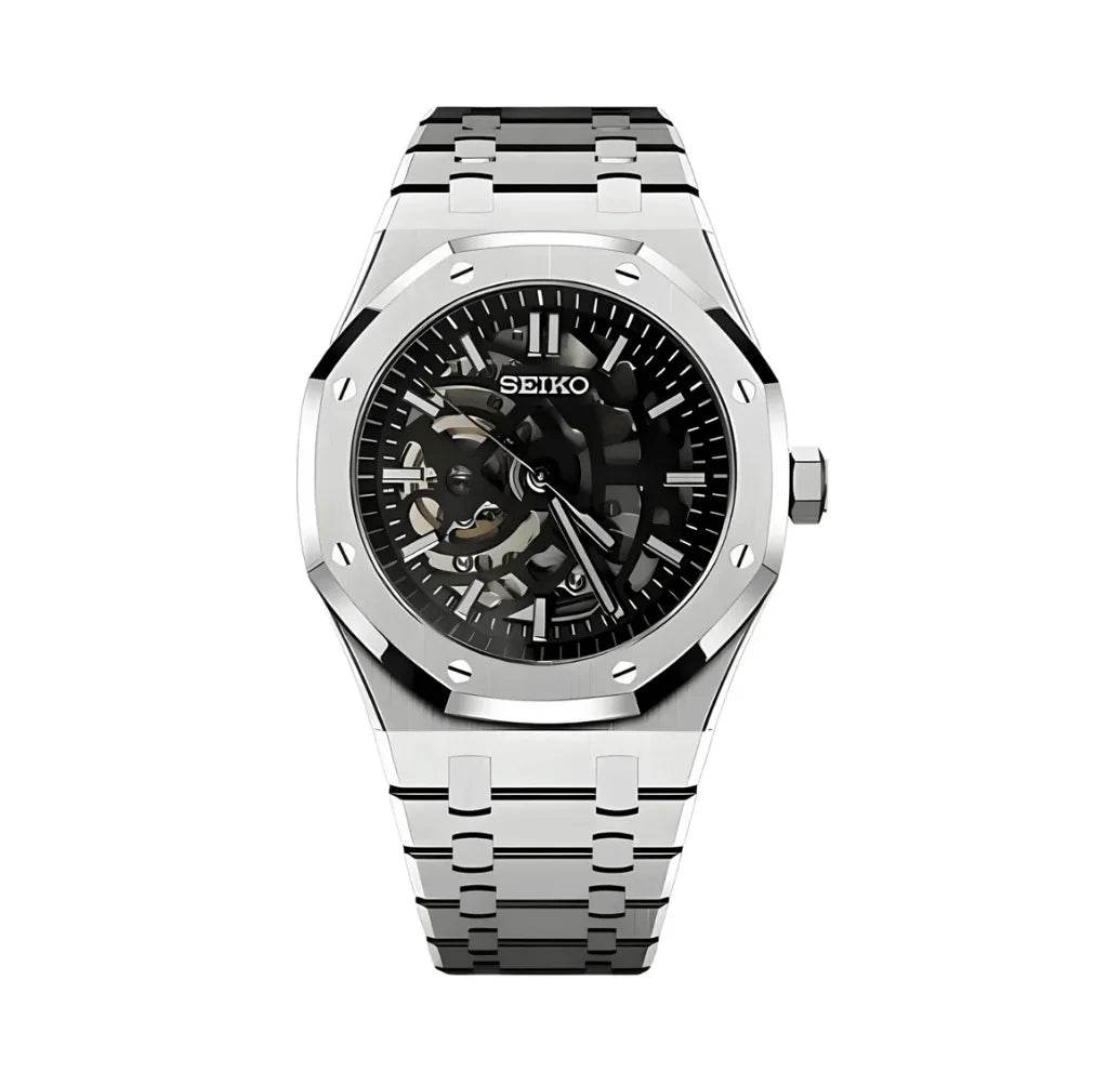 Royal Oak Mod Skeleton Silver - Marcelias
