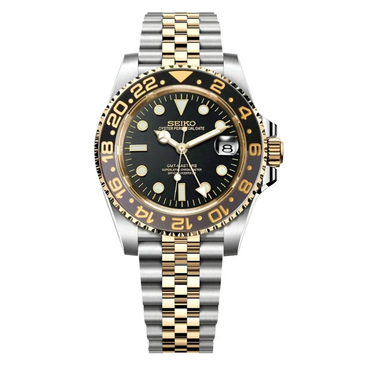 GMT Master Mod Two Tone W/Black - Marcelias