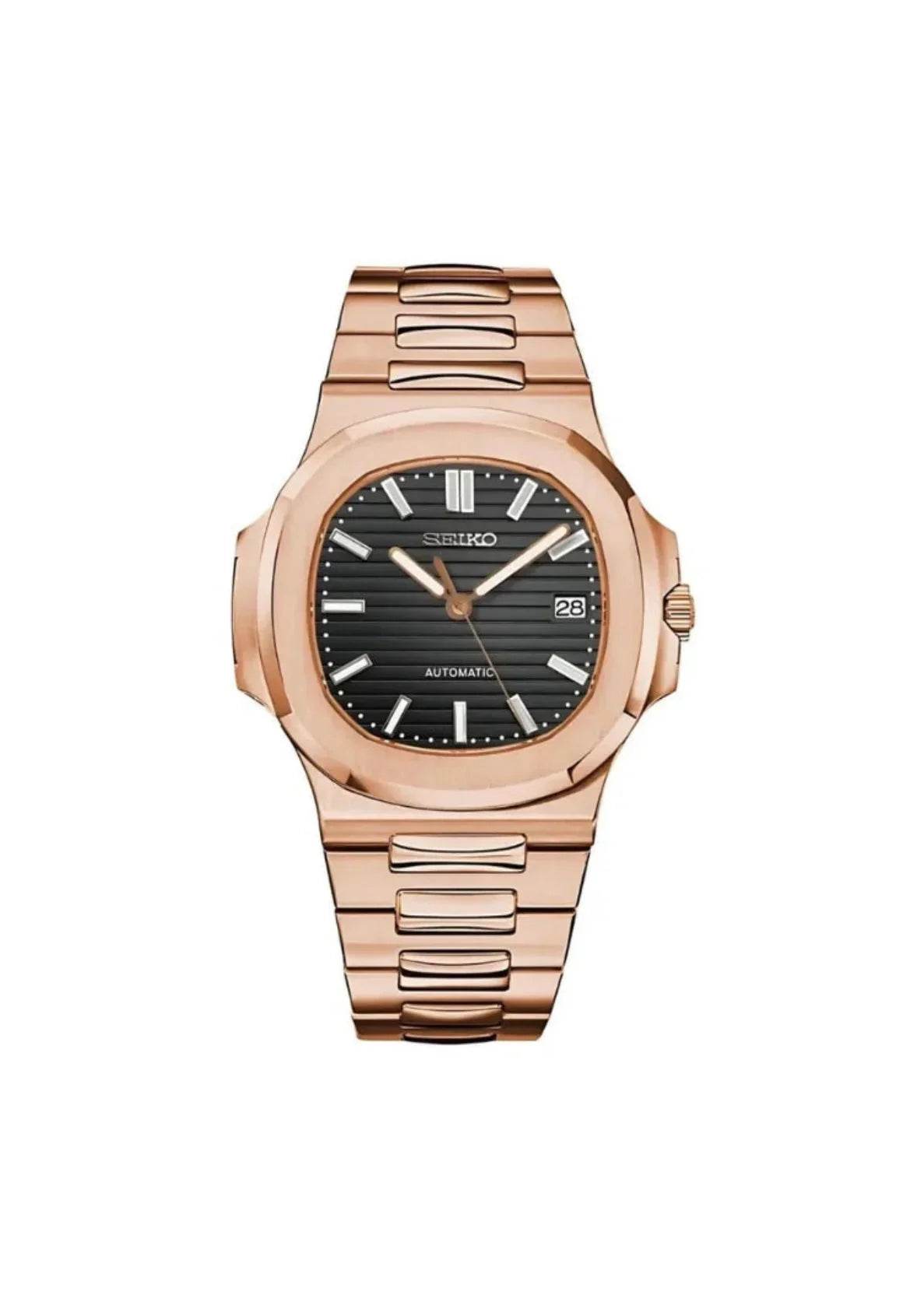 Nautilus Mod Rose Gold W/Black - Marcelias