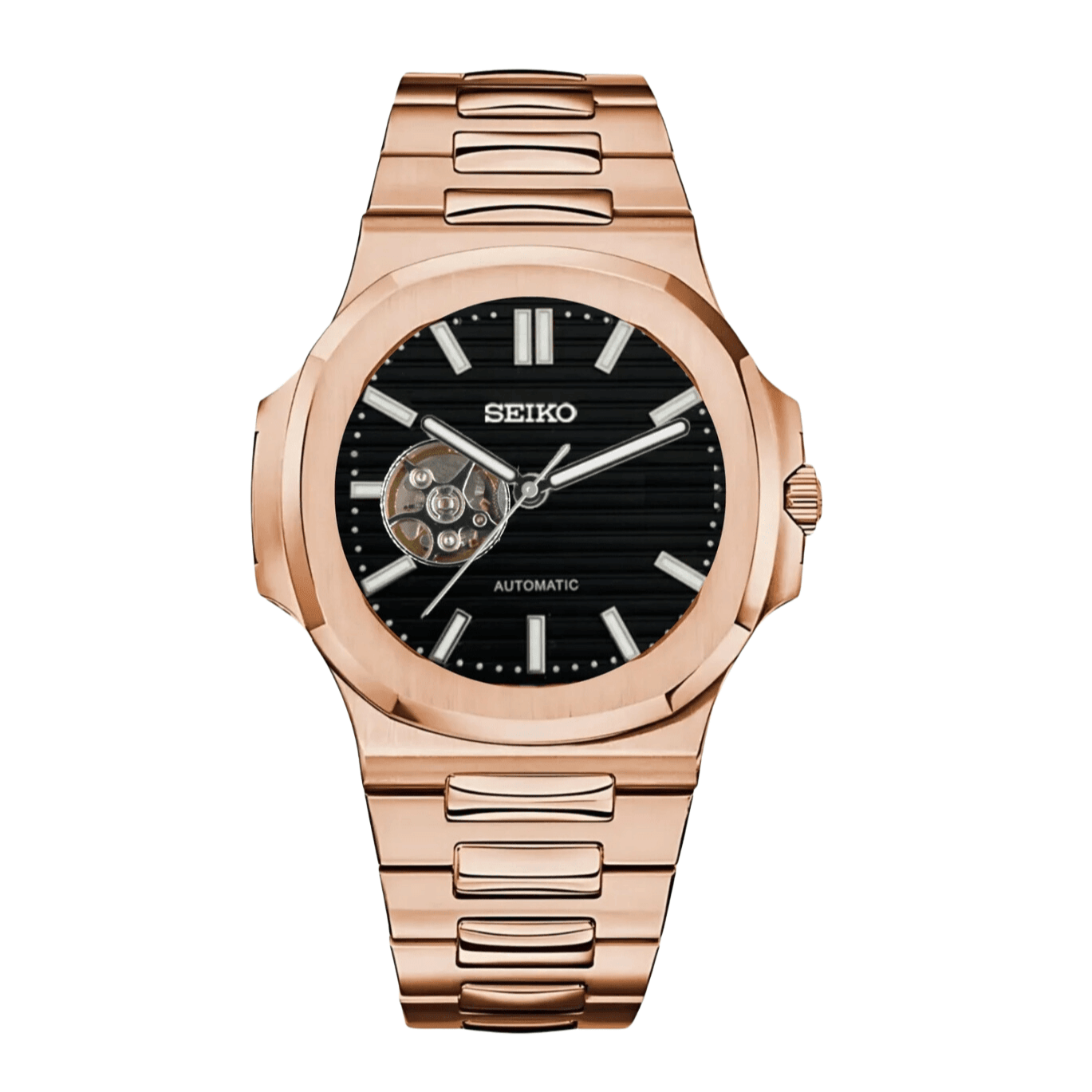 Nautilus Mod Rose Gold Open Heart - Marcelias