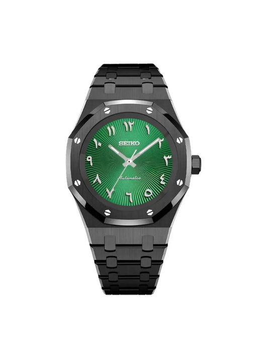 Royal Oak Mod Midnight Black W/Forest Green Arabic - Marcelias