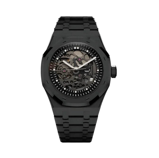 Royal Oak Mod Skeleton Black V1 - Marcelias