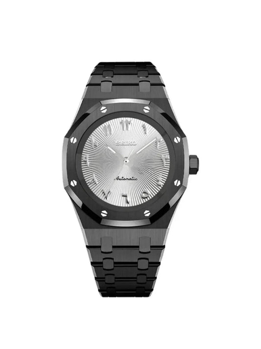 Royal Oak Mod Midnight Black W/White Arabic - Marcelias