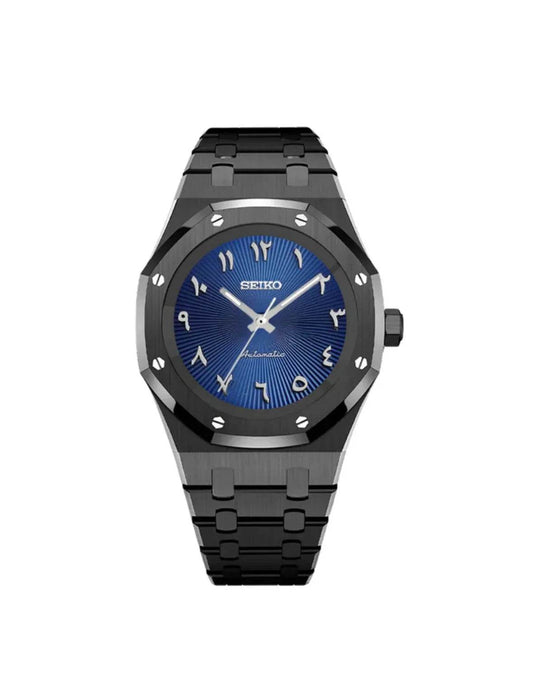 Royal Oak Mod Midnight Black W/Ocean Blue Arabic - Marcelias
