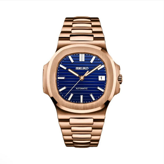 Nautilus Mod Rose Gold W/Ocean Blue - Marcelias