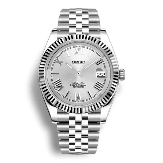 Silver Roman DateJust - Marcelias